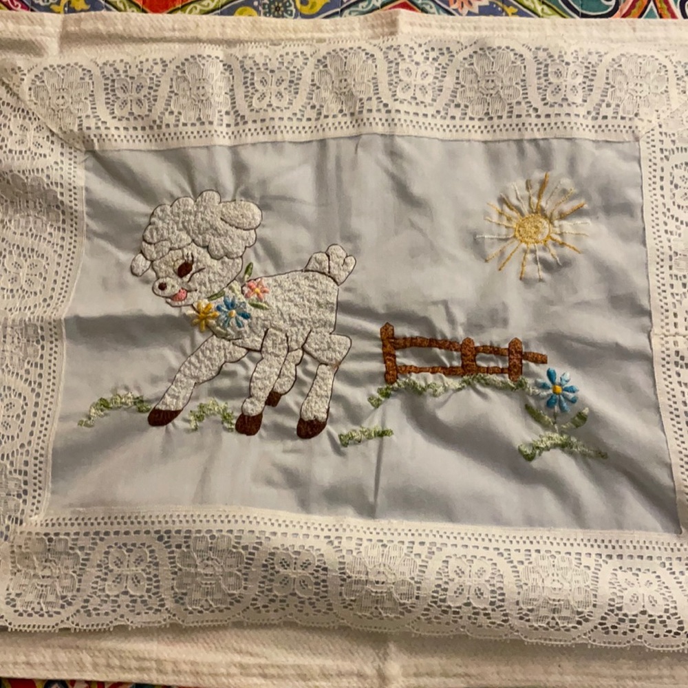 Vintage Baby Pillowcase